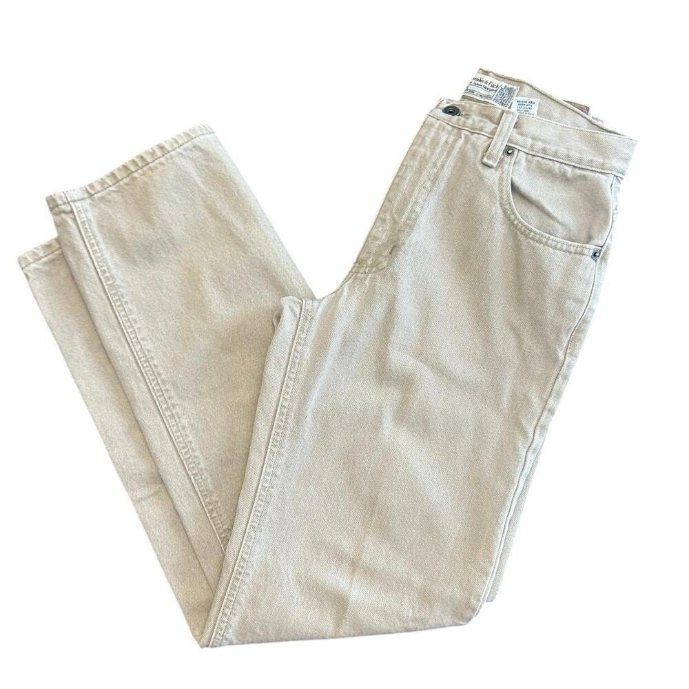 Abercrombie & Fitch vintage made in the USA 5 pocket tan denim jeans, Size 2